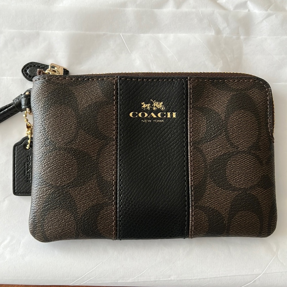 Coach Card Case Keychain Wallet EUC